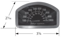 Sonoma heat indicator/gauge