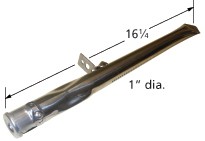 16-1/4" X 1" Stainless Steel Burner Tube 12071