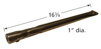 16-3/8" X 1" Stainless Steel Burner Tube