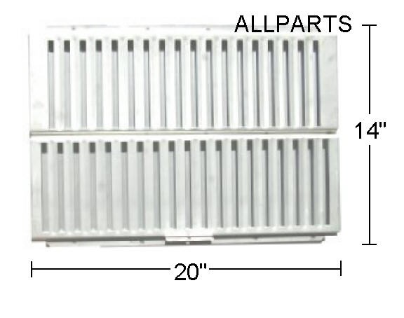 14-1/8" x 20-1/8" Stainless Steel La-Va-Grate