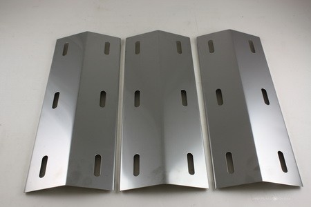 16-15/16" x 6-9/16" Stainless Steel Heat Plate 3PK