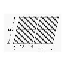 14-1/4" x 26" Porc Steel Wire Cook Grid 54302