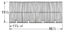 19-1/8" X 46-1/2" Stainless Steel Cooking Grid 566s4
