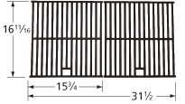 16-11/16" X 31-1/2" Porcelain Coated Cast Iron Cooking Grids 66172