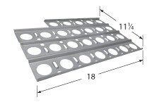 18" x 11-1/4" Stainless Steel Heat Plate w/cutout