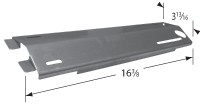 16-3/8" x 3-13/16" Stainless Steel Heat Plate