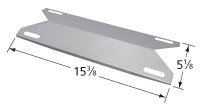 15-3/8" X 5-1/8" Stainless Steel Heat Plate