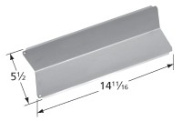 14-9/16" X 5-9/16" Stainless Steel Heat Plate