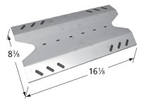 16-1/8 X 8-1/4" Stainless Steel Heat Plate