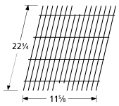 22-3/4" X 11-5/8" Stainless Steel Wire Cooking Grid