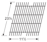 23-1/4 X 11-1/2" Stainless Steel Cooking Grid