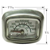 1-1/2" X 1-13/16" Thermometer Heat Indicator