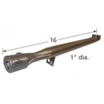 16" X 1" Stainless Steel Burner Tube 10021