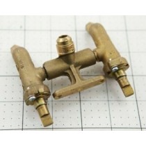 Charmglow Brass Twin-valve Assembly 