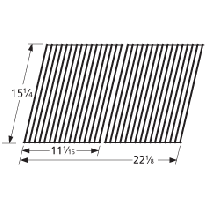 15-1/4 X 22-1/8"  Porc Steel Wire Cook Grid