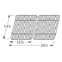 13-1/2" X 25-1/2" Porcelain Coated Steel Wire Cooking Grid
