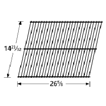 14-23/32" X 26-5/8" Porcelain Steel Wire Cook Grid