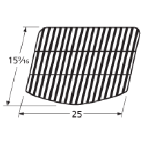 15-9/16" X 25" Porcelain Wire Cooking Grid