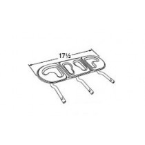 17-1/2" x 12-5/8" Stainless Steel Oval Burner