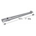 16-5/8" x 1" Lazy Man Stainless Steel Pipe Burner
