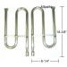 Stainless Steel Right  & Left "S" Burner Set