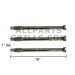 18" X 1" Stainless Steel Tube Burner (3 pc)