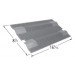 16-3/16" x 8-3/4" Stainless Steel Heat Plate
