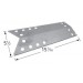 15-1/8" x 5-1/2 Stainless Steel Heat Plate